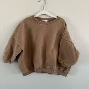Ziggy Zaza Brown Sweatshirt 2-3T